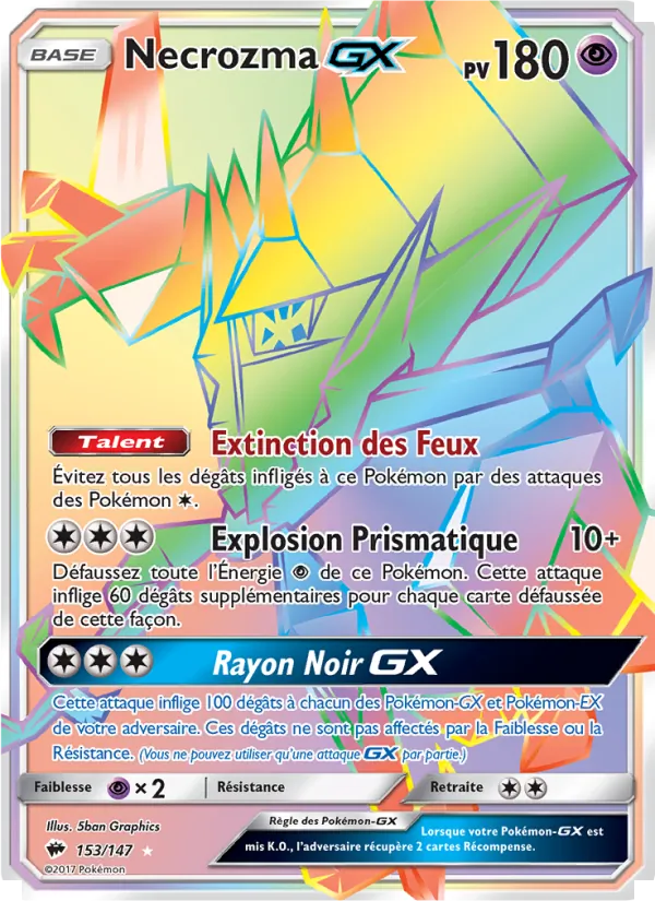 Necrozma GX Ombres Ardentes 153/147