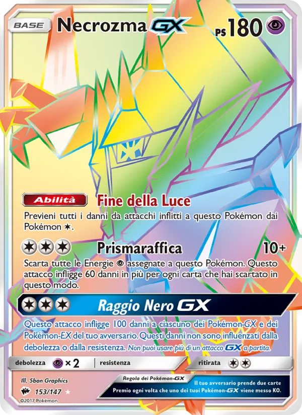 Necrozma GX Ombre Infuocate 153/147