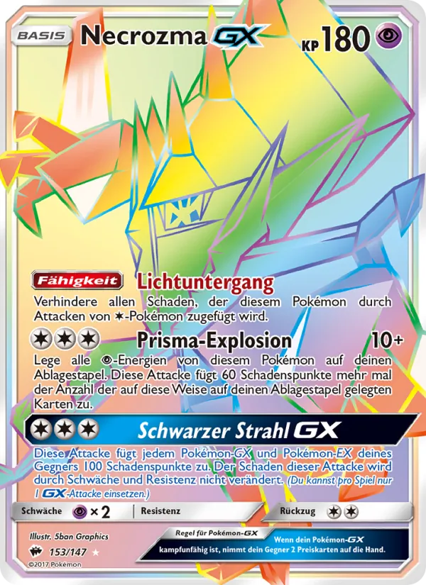 Necrozma GX Nacht in Flammen 153/147