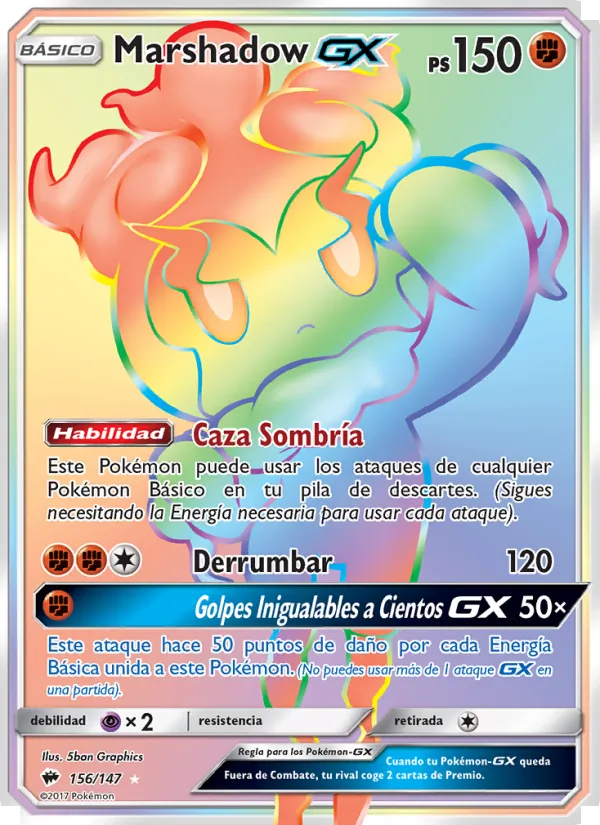 Marshadow GX Sombras Ardientes 156/147