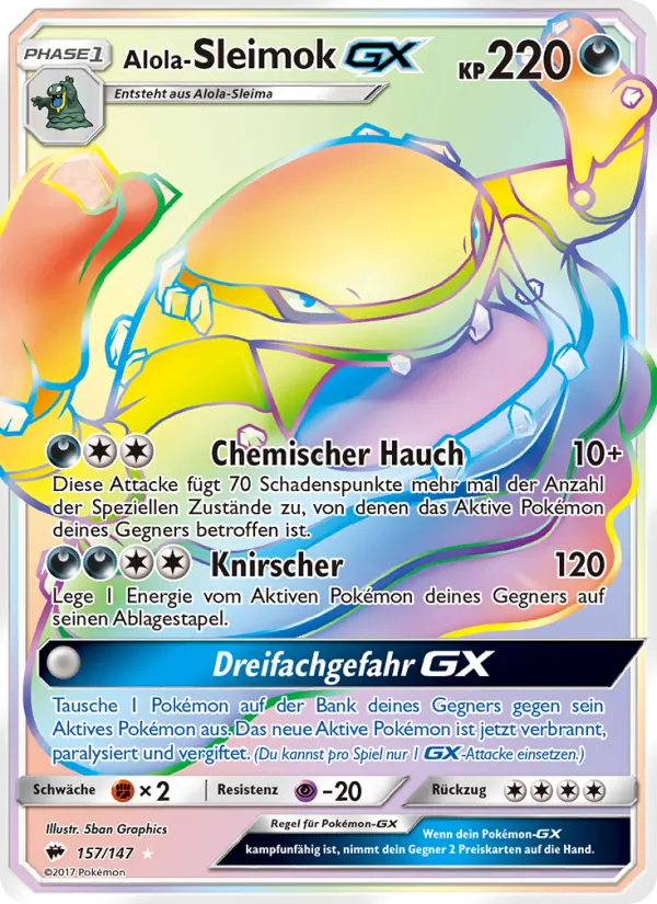 Alola-Sleimok GX Nacht in Flammen 157/147