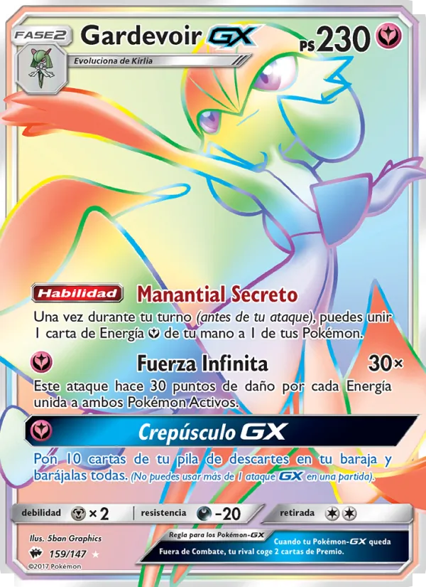 Gardevoir GX Sombras Ardientes 159/147