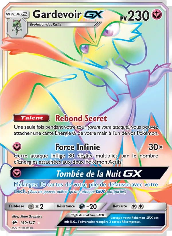 Gardevoir GX Ombres Ardentes 159/147