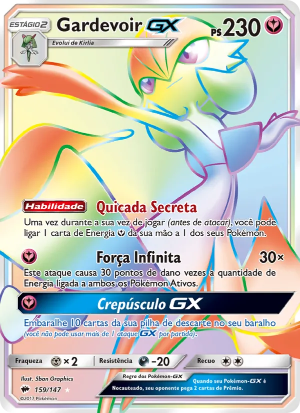 Gardevoir GX Sombras Ardentes 159/147