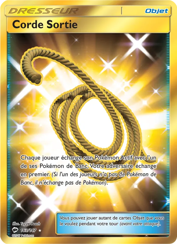 Corde Sortie Ombres Ardentes 163/147