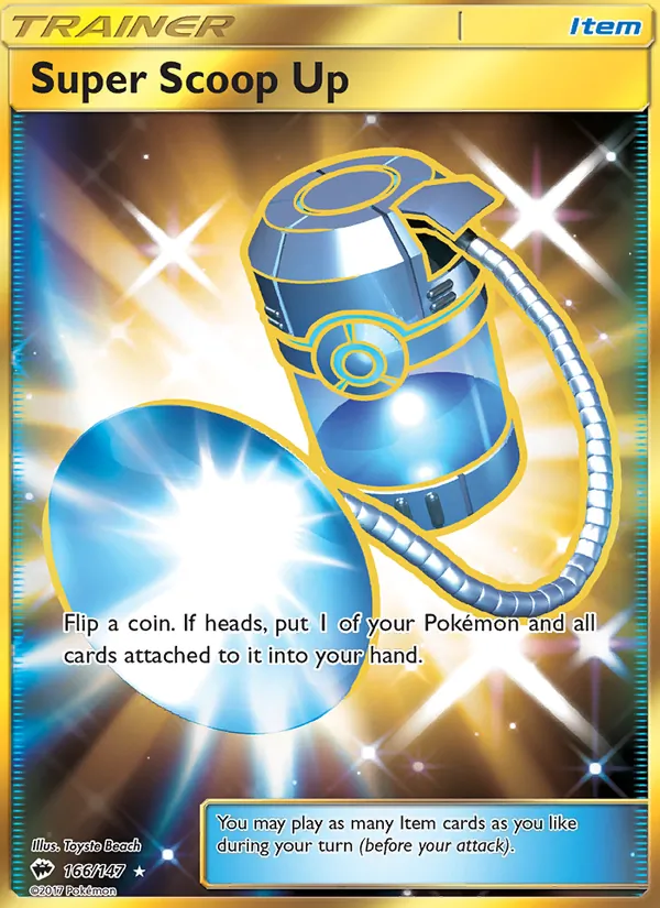 Super Scoop Up Burning Shadows 166/147