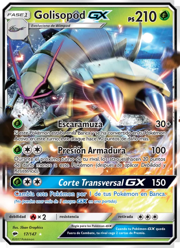 Golisopod GX Sombras Ardientes 17/147