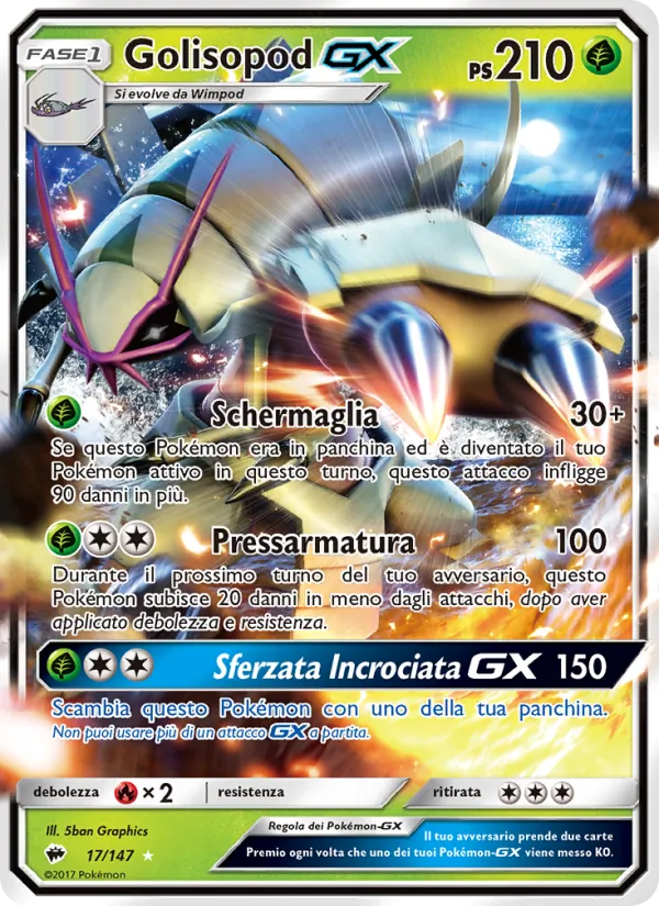 Golisopod GX Ombre Infuocate 17/147