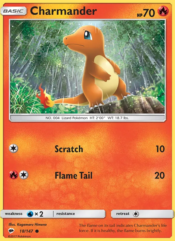 Charmander Burning Shadows 18/147