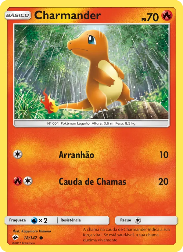Charmander Sombras Ardentes 18/147