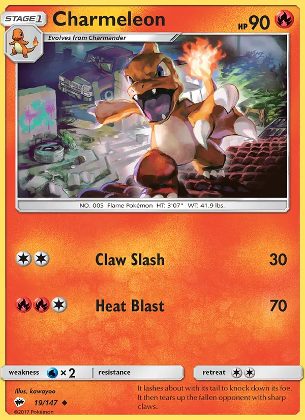 Charmeleon Burning Shadows 19/147