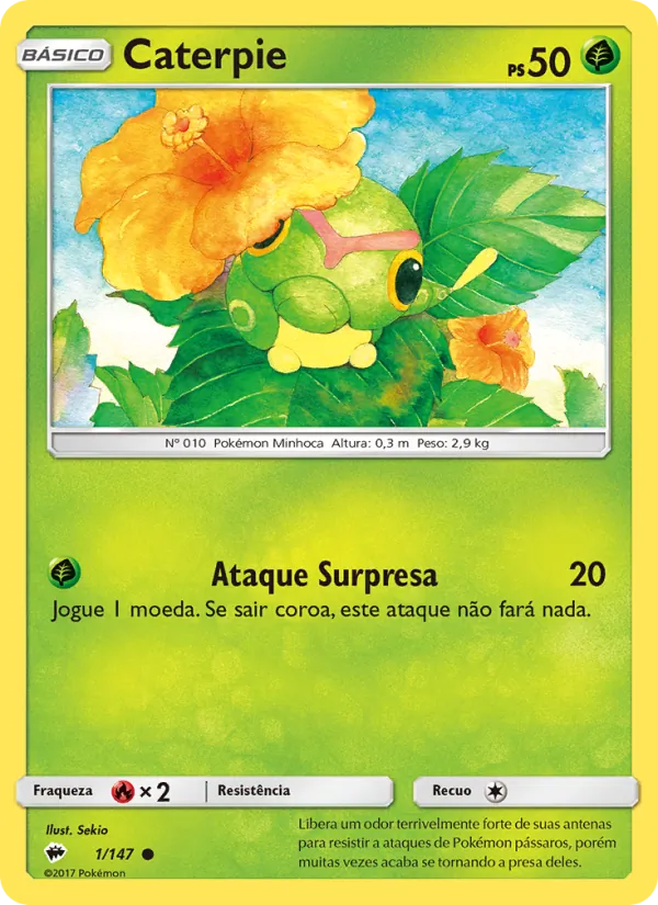 Caterpie Sombras Ardentes 1/147