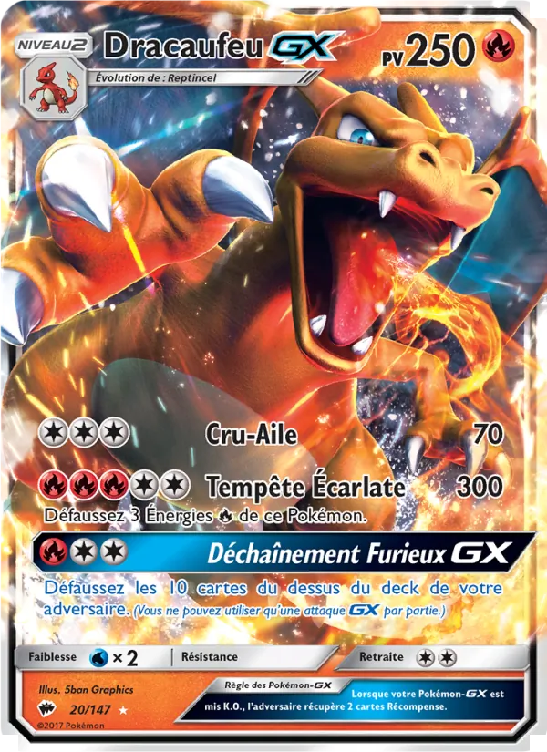 Dracaufeu GX Ombres Ardentes 20/147