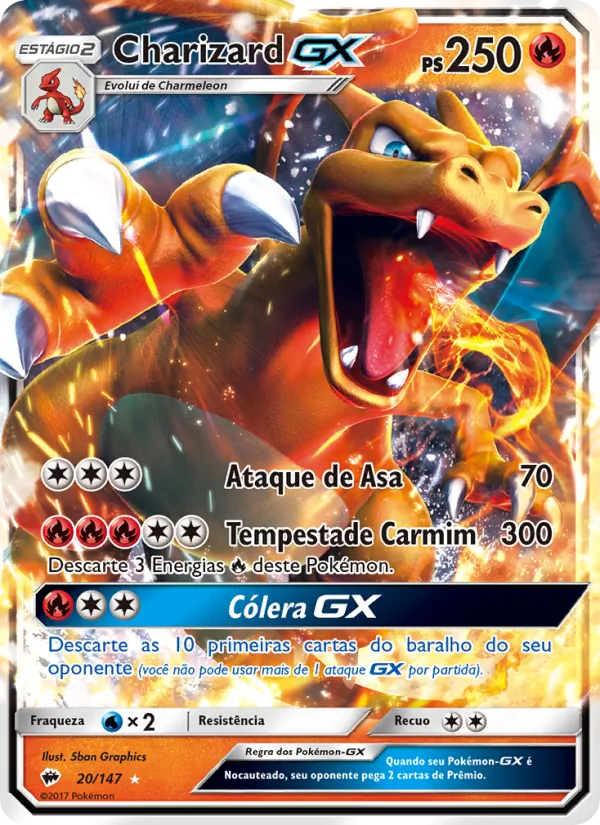 Charizard GX Sombras Ardentes 20/147