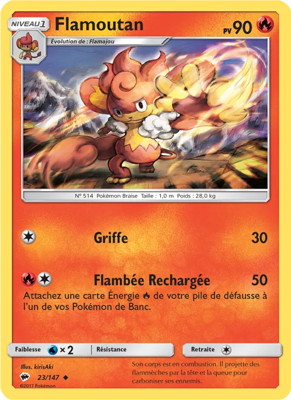 Flamoutan Ombres Ardentes 23/147