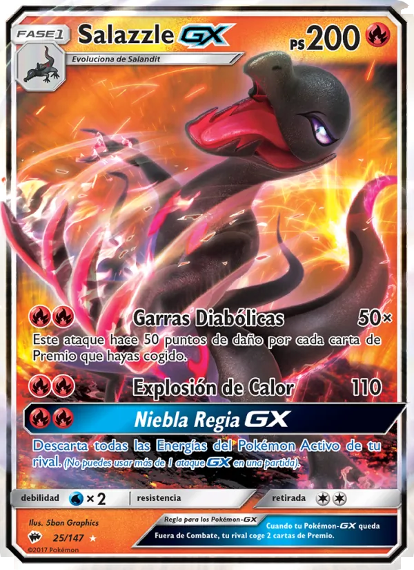 Salazzle GX Sombras Ardientes 25/147