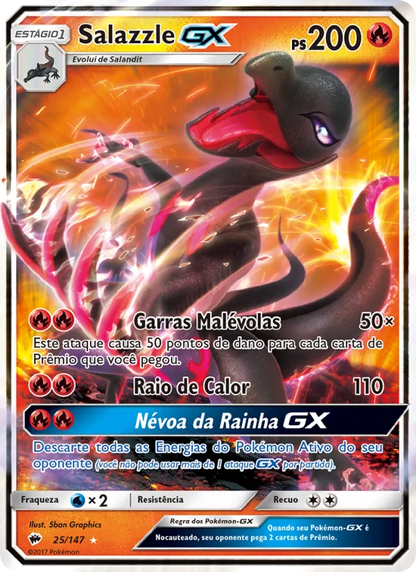 Salazzle GX Sombras Ardentes 25/147