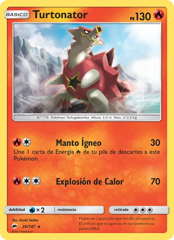 Turtonator Sombras Ardientes 26/147
