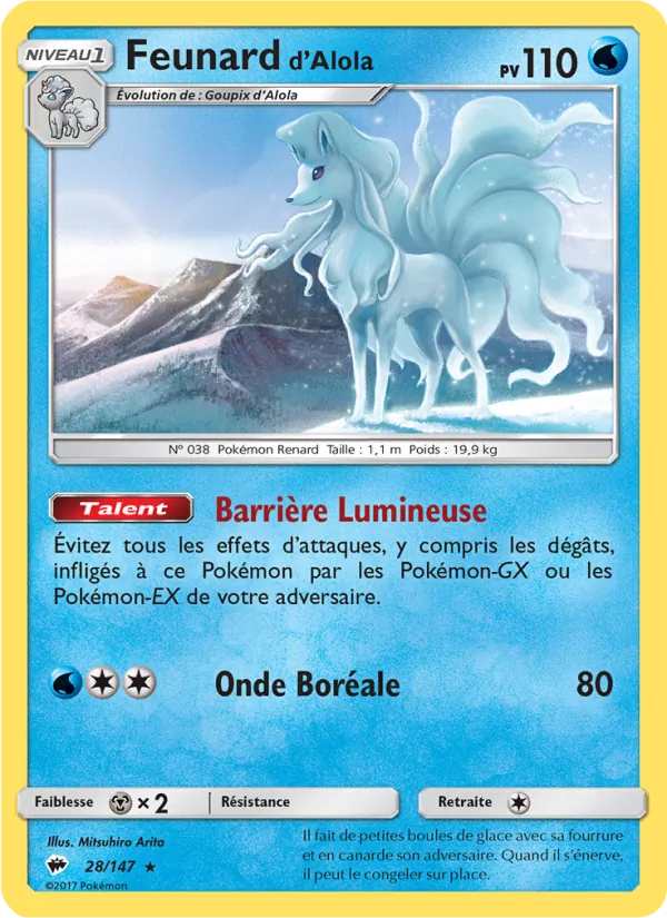 Feunard d’Alola Ombres Ardentes 28/147
