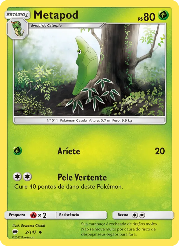 Metapod Sombras Ardentes 2/147