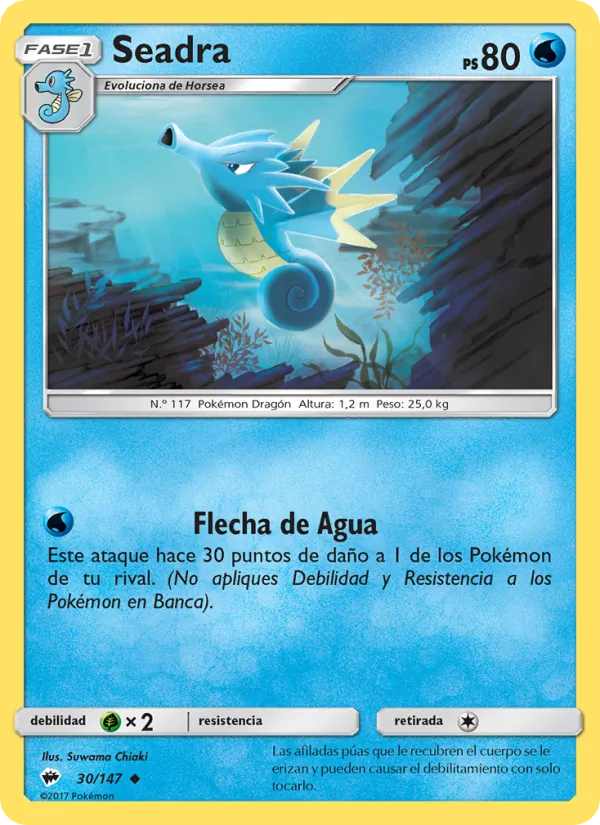 Seadra Sombras Ardientes 30/147