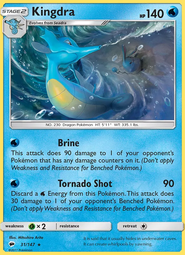 Kingdra Burning Shadows 31/147