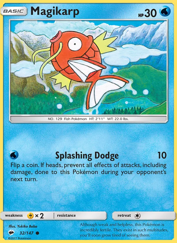 Magikarp Burning Shadows 32/147