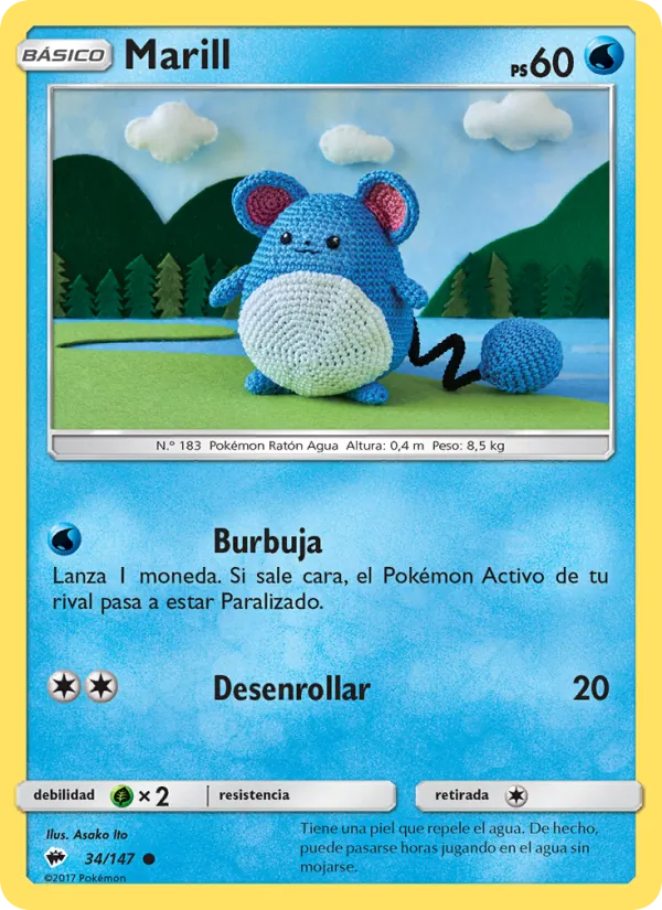 Marill Sombras Ardientes 34/147