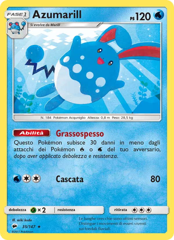 Azumarill Ombre Infuocate 35/147