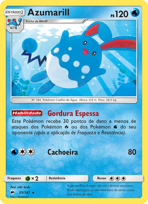 Azumarill Sombras Ardentes 35/147