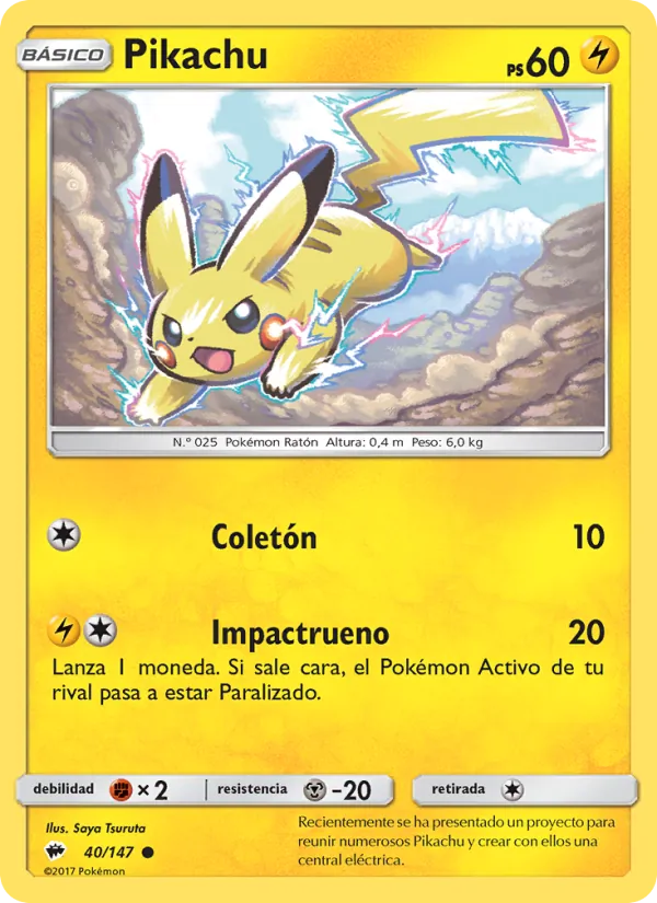 Pikachu Sombras Ardientes 40/147