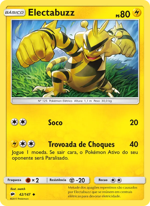 Electabuzz Sombras Ardentes 42/147