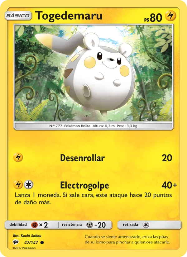 Togedemaru Sombras Ardientes 47/147
