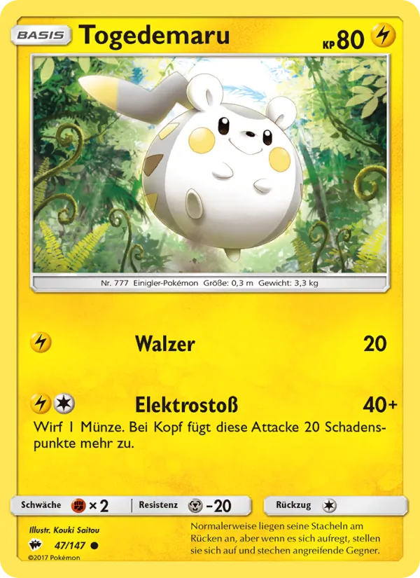 Togedemaru Nacht in Flammen 47/147