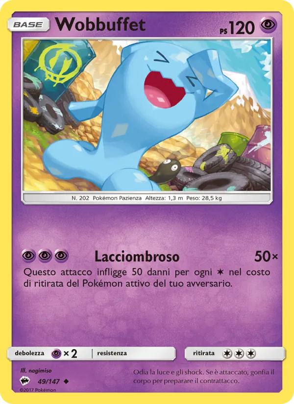 Wobbuffet Ombre Infuocate 49/147