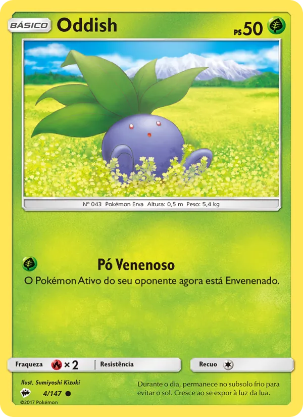 Oddish Sombras Ardentes 4/147