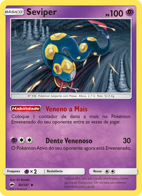 Seviper Sombras Ardentes 50/147