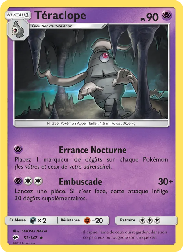 Téraclope Ombres Ardentes 52/147