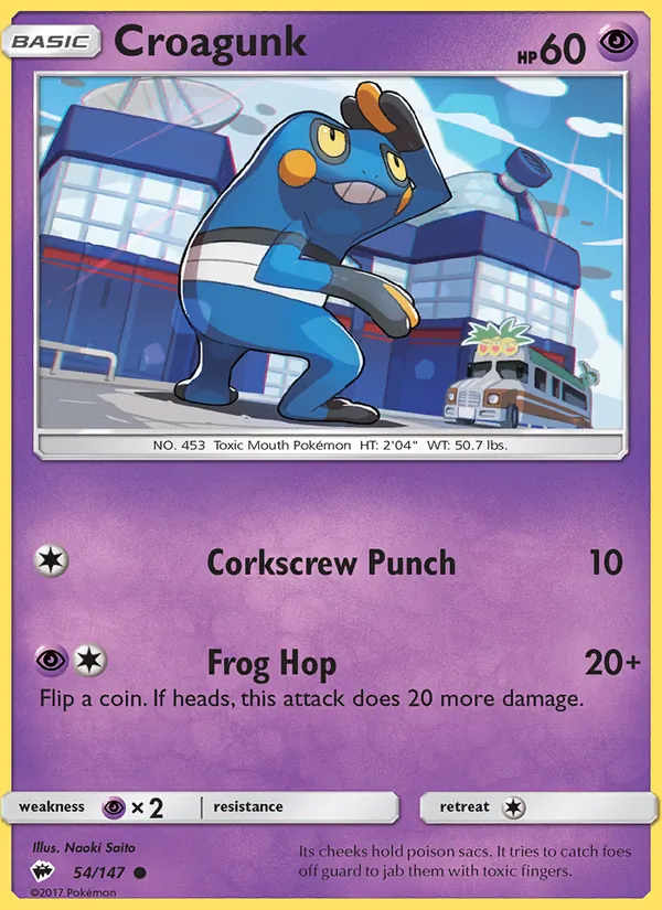 Croagunk Burning Shadows 54/147