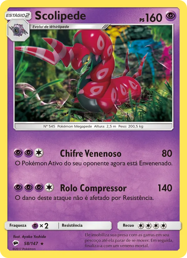 Scolipede Sombras Ardentes 58/147