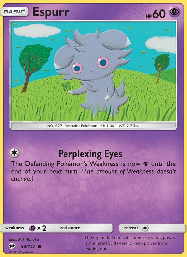 Espurr Burning Shadows 59/147