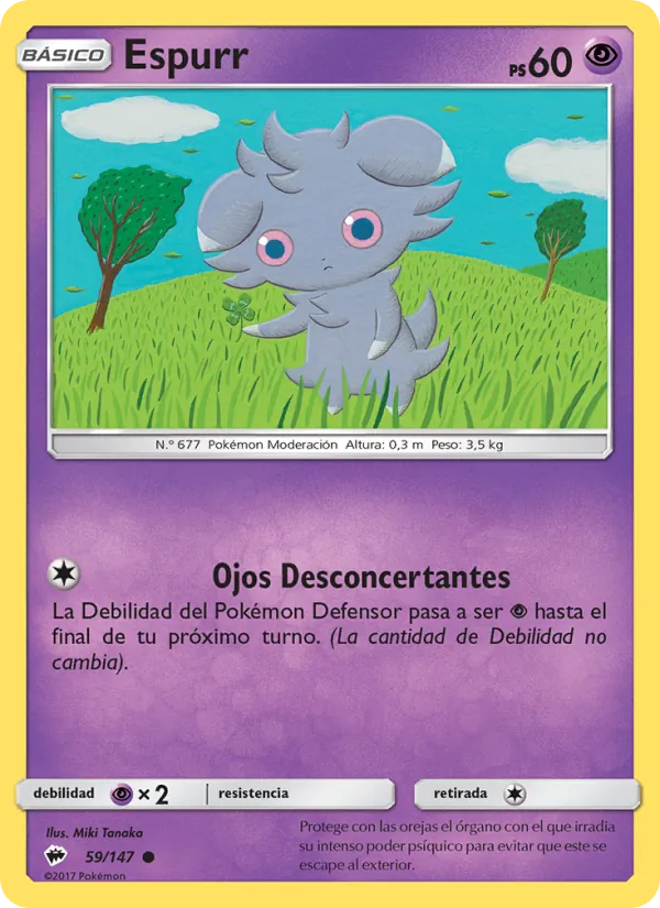Espurr Sombras Ardientes 59/147