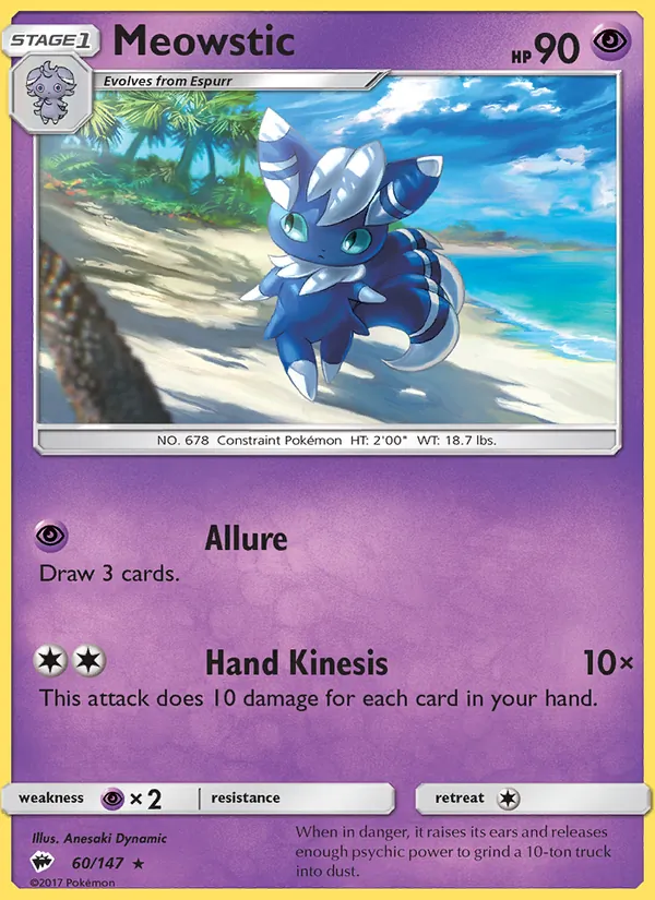 Meowstic Burning Shadows 60/147