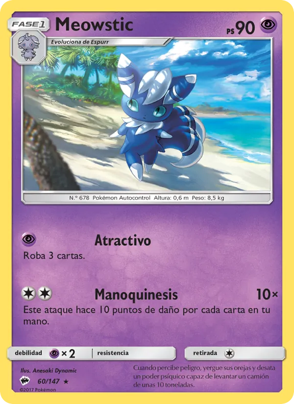 Meowstic Sombras Ardientes 60/147