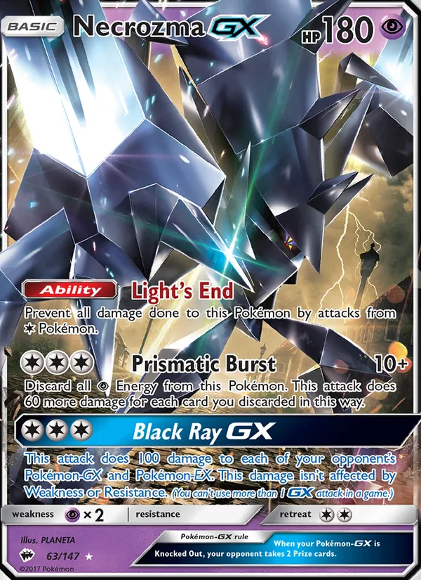 Necrozma GX Burning Shadows 63/147
