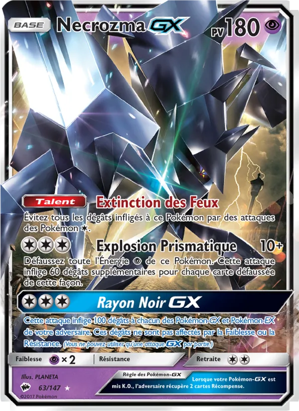 Necrozma GX Ombres Ardentes 63/147