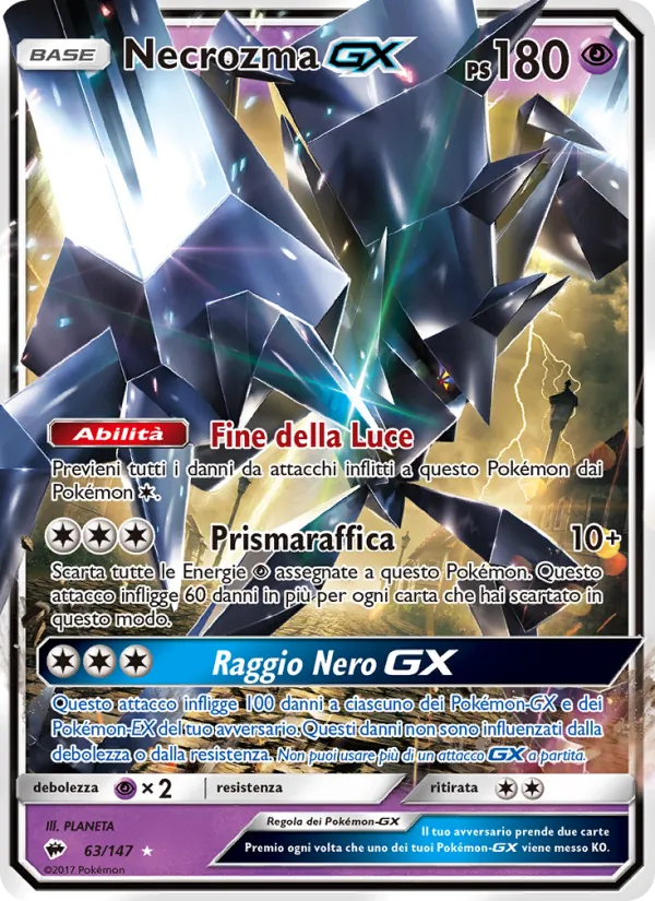 Necrozma GX Ombre Infuocate 63/147