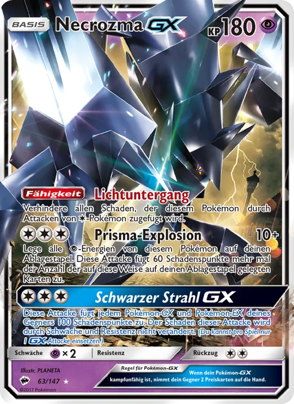 Necrozma GX Nacht in Flammen 63/147