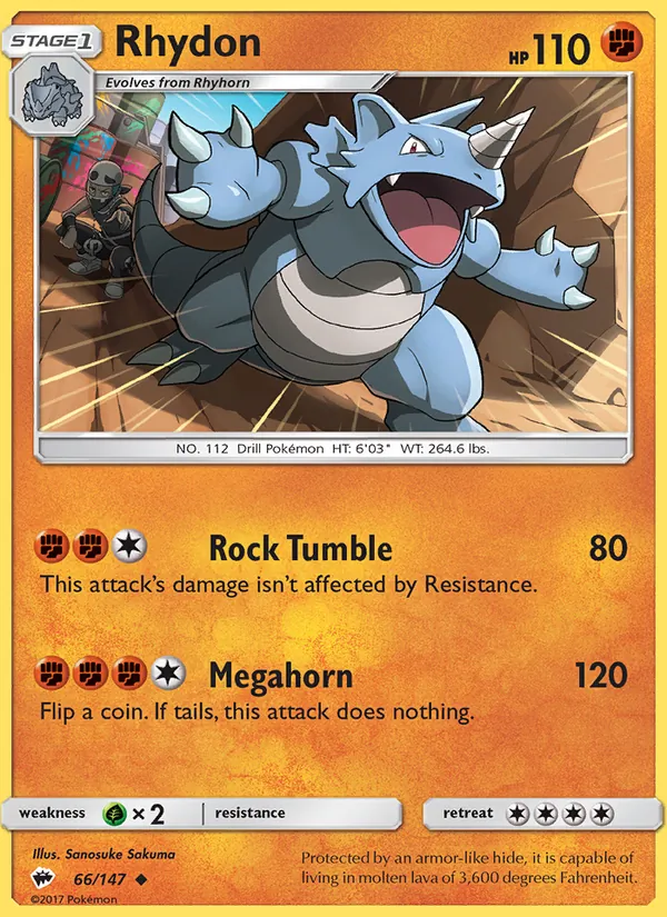Rhydon Burning Shadows 66/147