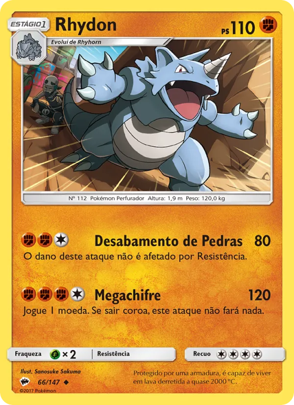 Rhydon Sombras Ardentes 66/147
